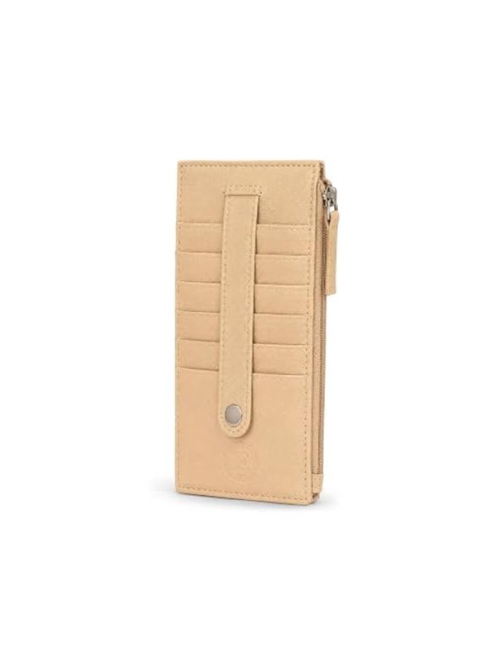 Leather RFID Card Holder Wallet Slim Bifold ID Window Zip Coin Cash Organizer